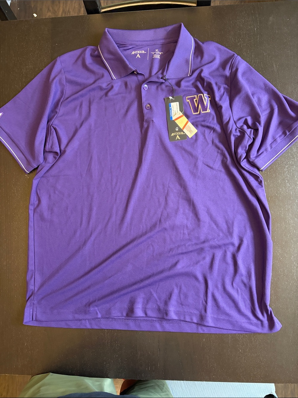 NWT Antigua Men’s XL University of Washington Polo